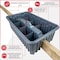 American Built Pro Pro-Grade Tool Tote, Polyethylene, Gray, 22 in W x 14 in D x 7-1/2 in H T1065 P1 - alternate 3